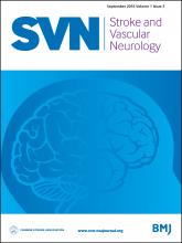 Stroke and Vascular Neurology: 1 (3)