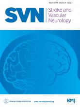 Stroke and Vascular Neurology: 3 (1)