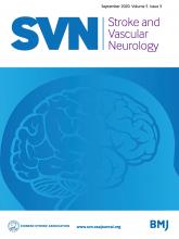 Stroke and Vascular Neurology: 5 (3)