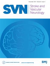 Stroke and Vascular Neurology: 6 (4)