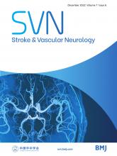 Stroke and Vascular Neurology: 7 (6)